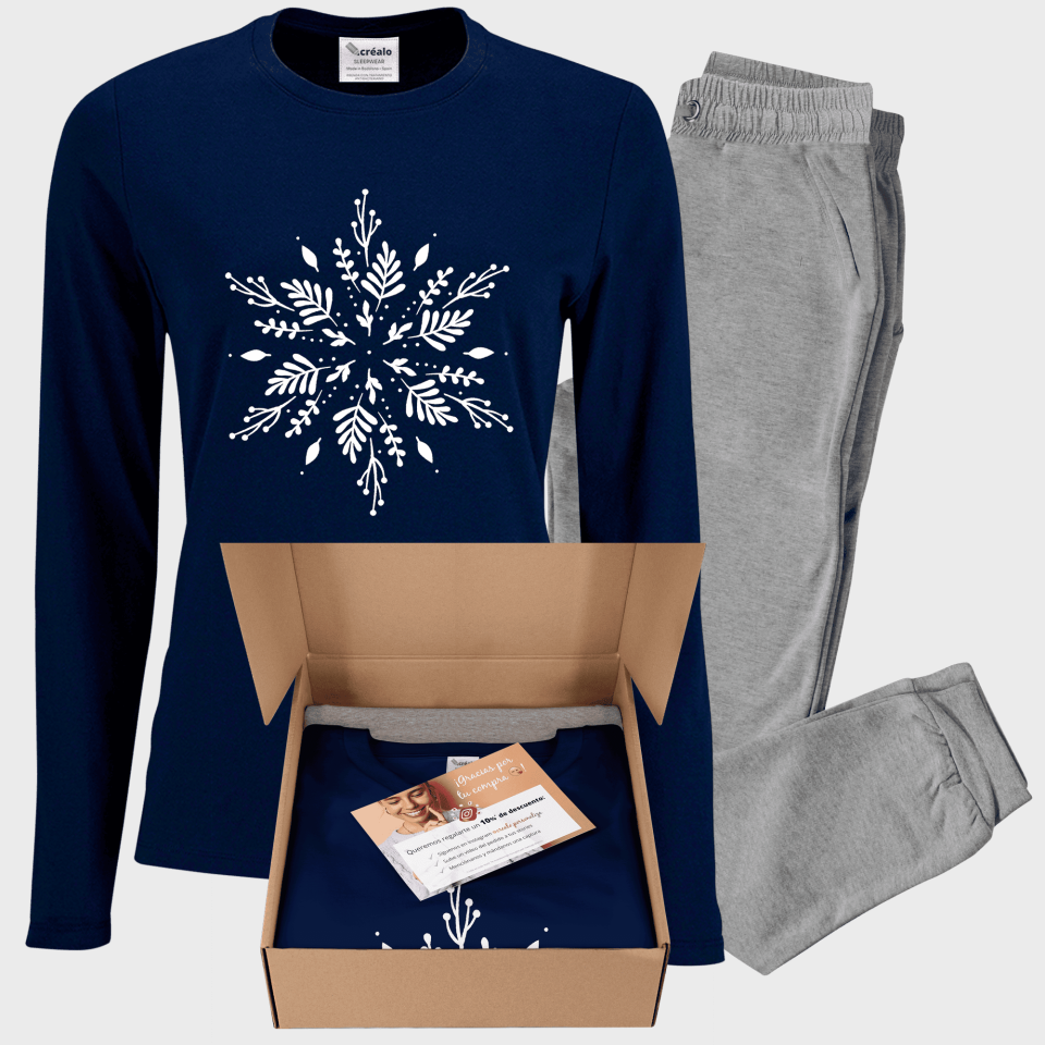 Pijama de mujer Copo de Nieve