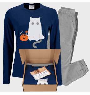 Pijama de mujer Gato Fantasma