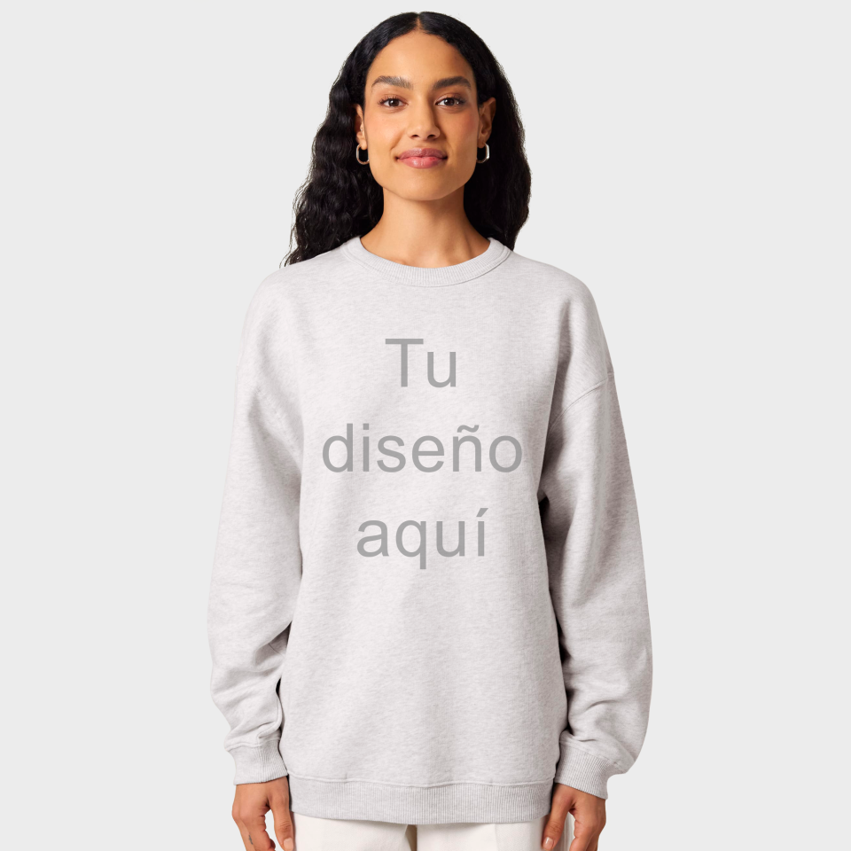 Sudadera de mujer orgánica personalizada