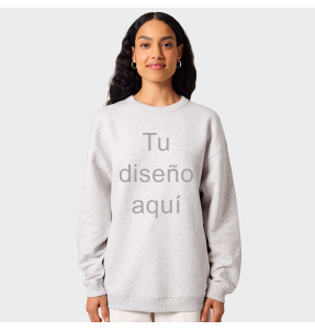 Sudadera de mujer orgánica personalizada