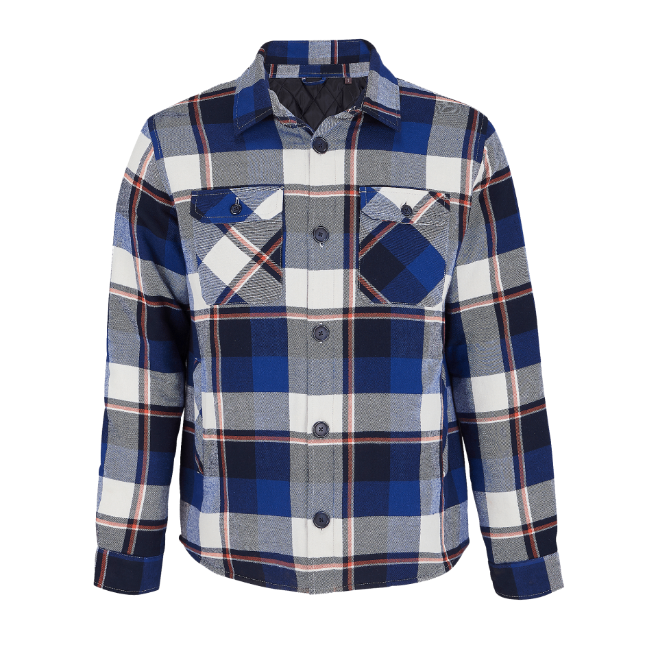 Sobrecamisa de cuadros personalizada