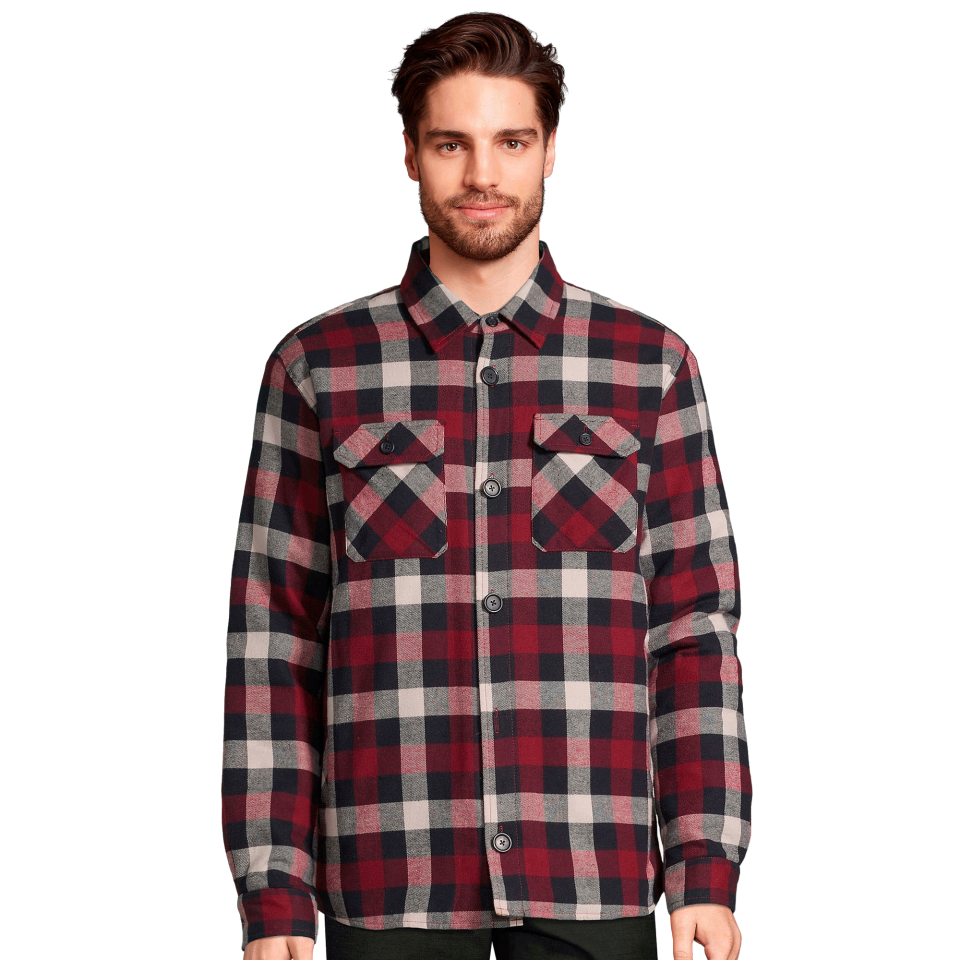 Sobrecamisa de cuadros personalizada