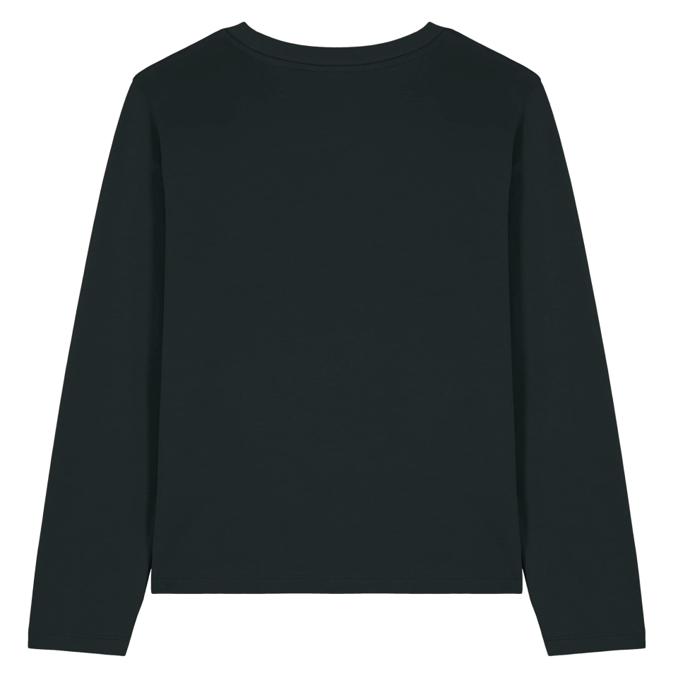 Camiseta de mujer suelta manga larga personalizada