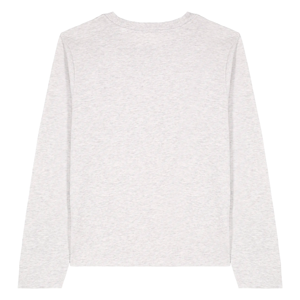 Camiseta de mujer suelta manga larga personalizada