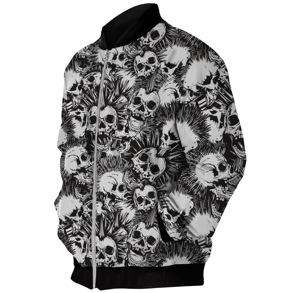 Chaqueta Bomber Calaveras