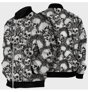 Chaqueta Bomber Calaveras