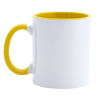 Taza con interior y asa de color personalizada
