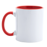 Taza con interior y asa de color personalizada