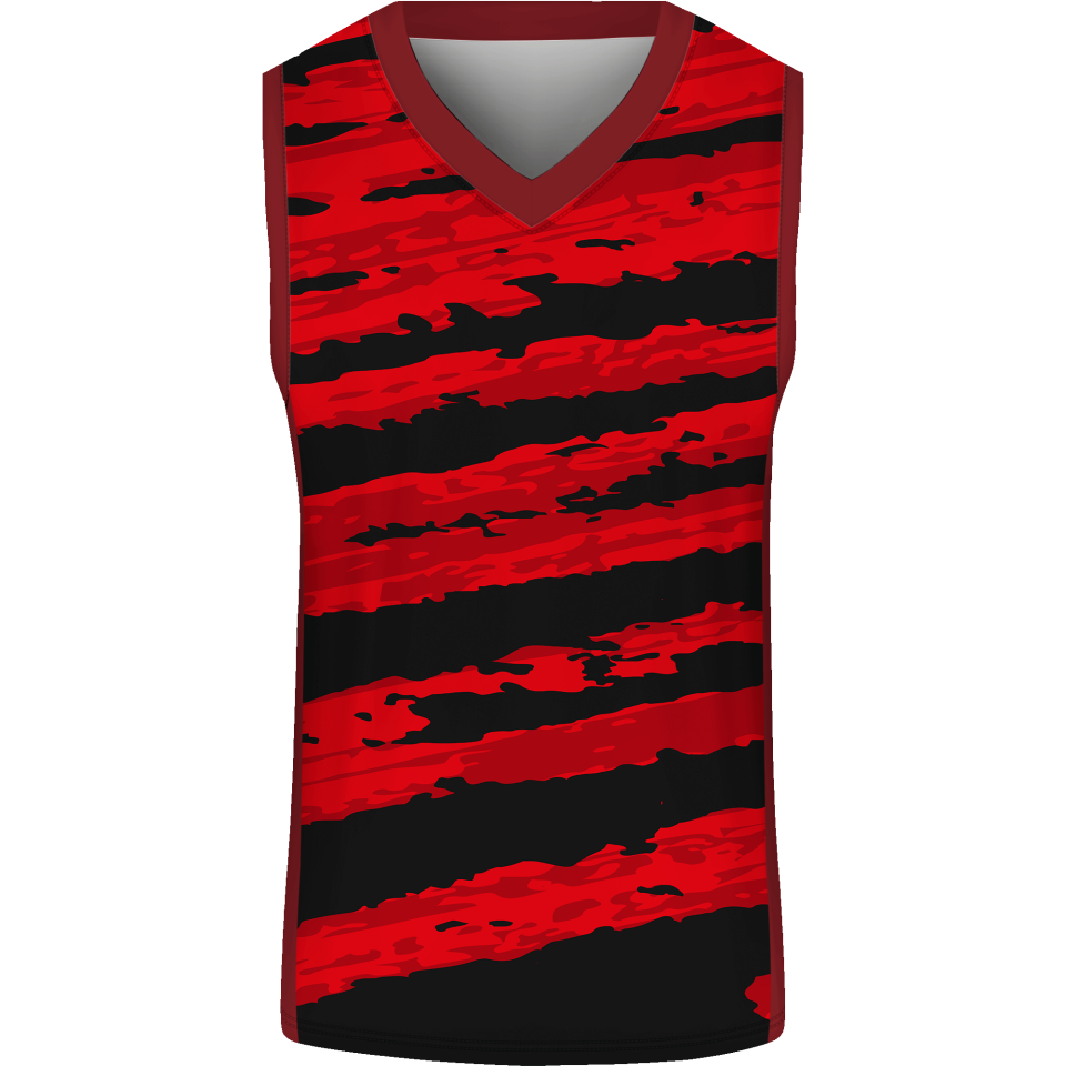 Conjunto de baloncesto sublimado modelo Tricolor personalizado