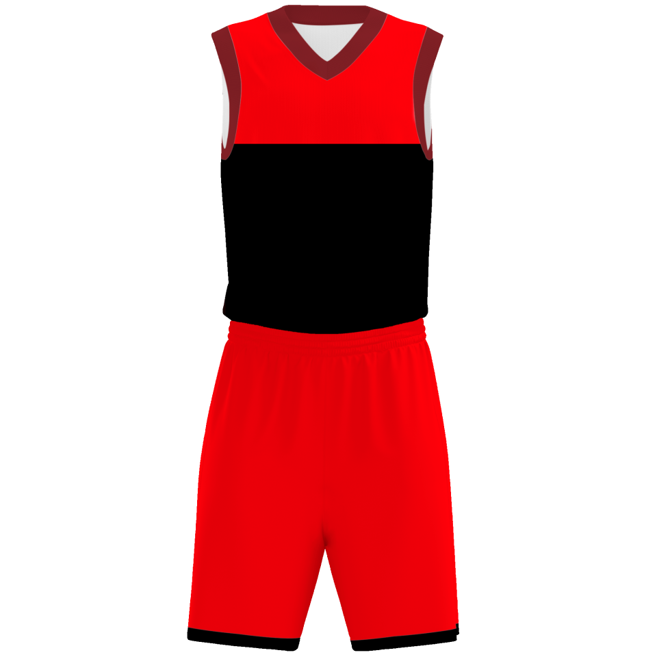 Conjunto de baloncesto sublimado modelo Corte Colorido personalizado