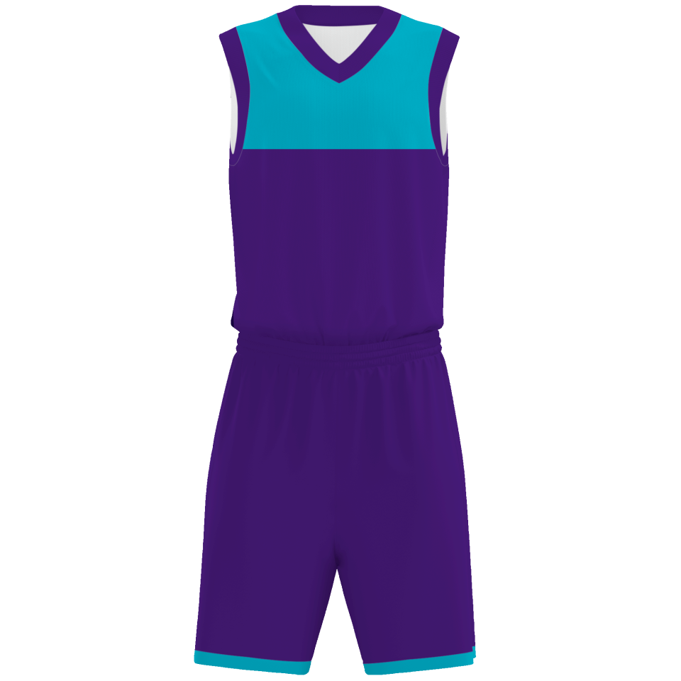 Conjunto de baloncesto sublimado modelo Corte Colorido personalizado