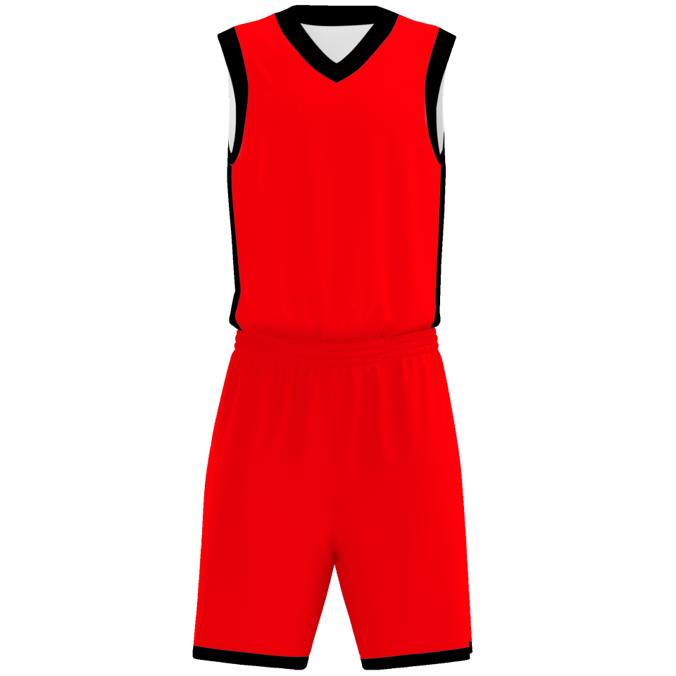 Conjunto de baloncesto sublimado modelo liso personalizado