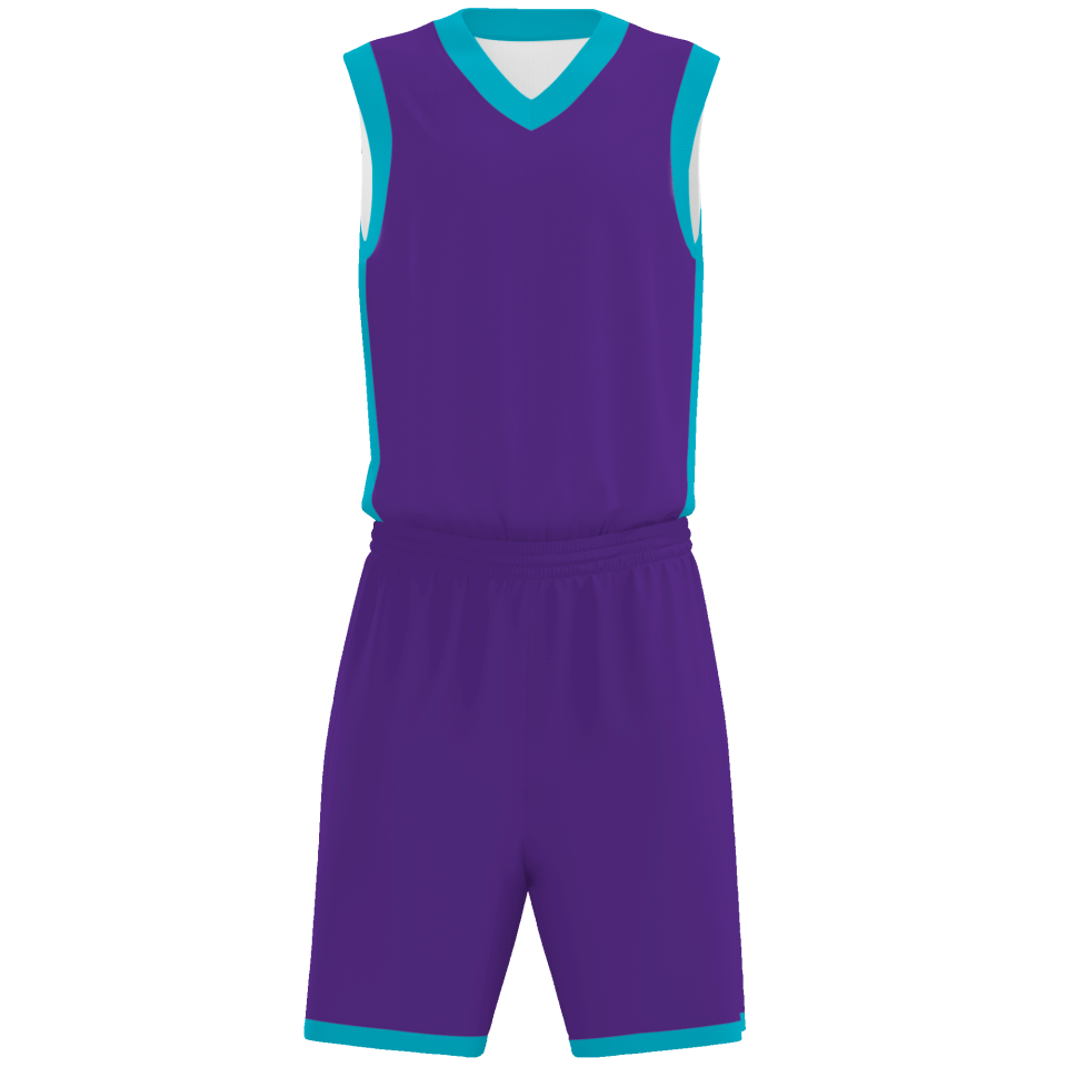 Conjunto de baloncesto sublimado modelo liso personalizado