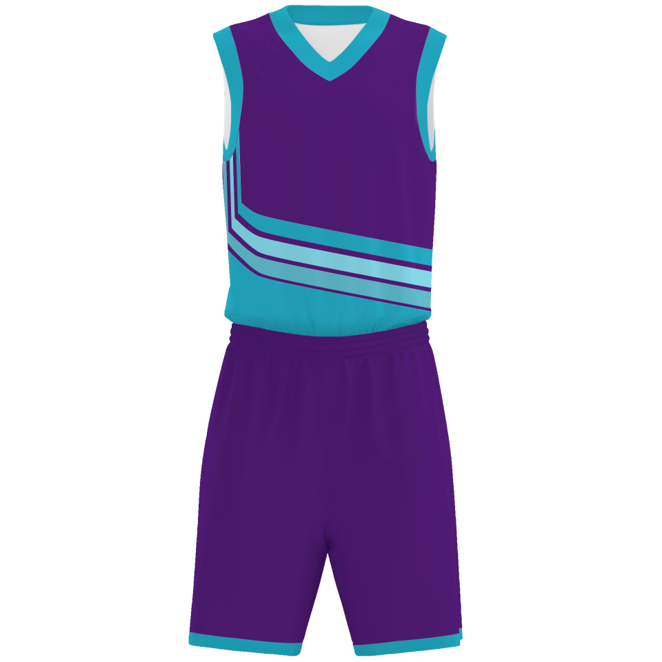 Conjunto de baloncesto sublimado modelo curvas personalizado