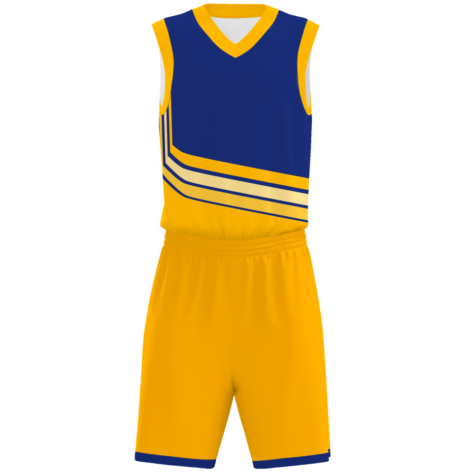 Conjunto de baloncesto sublimado modelo curvas personalizado