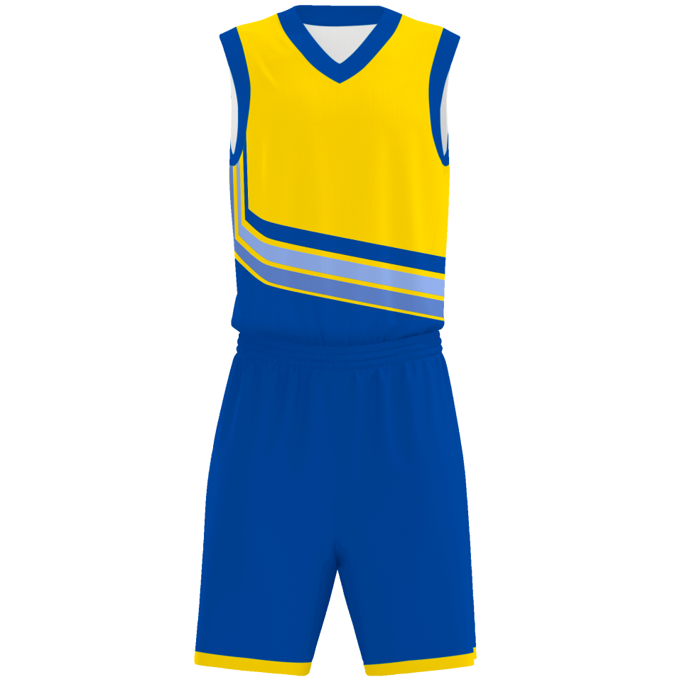 Conjunto de baloncesto sublimado modelo curvas personalizado