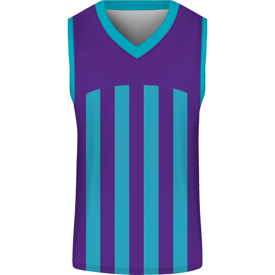 Conjunto de baloncesto sublimado modelo rayado personalizado