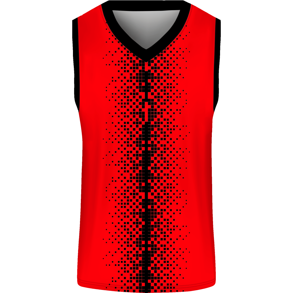 Conjunto de baloncesto sublimado modelo pixeles personalizado