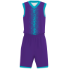 Conjunto de baloncesto sublimado modelo pixeles personalizado
