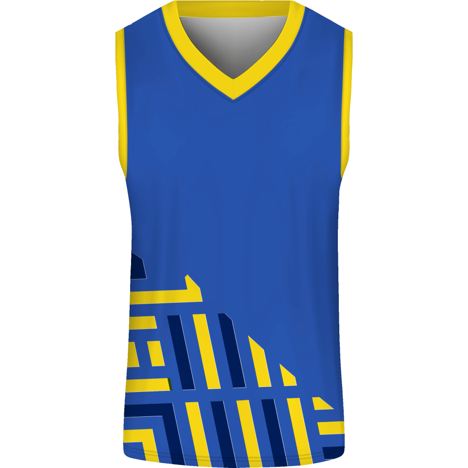 Conjunto de baloncesto sublimado modelo geométrico personalizado