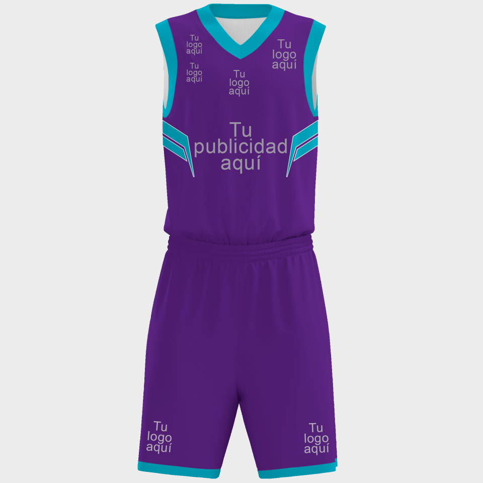 Conjunto de baloncesto sublimado modelo Cuernos personalizado
