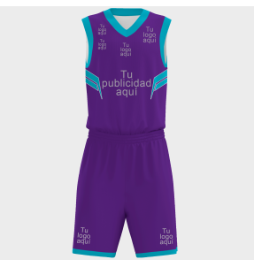 Conjunto de baloncesto sublimado modelo Cuernos personalizado