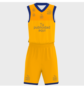 Conjunto de baloncesto sublimado modelo Corte Colorido personalizado