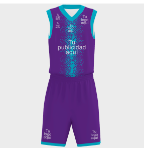 Conjunto de baloncesto sublimado modelo pixeles personalizado