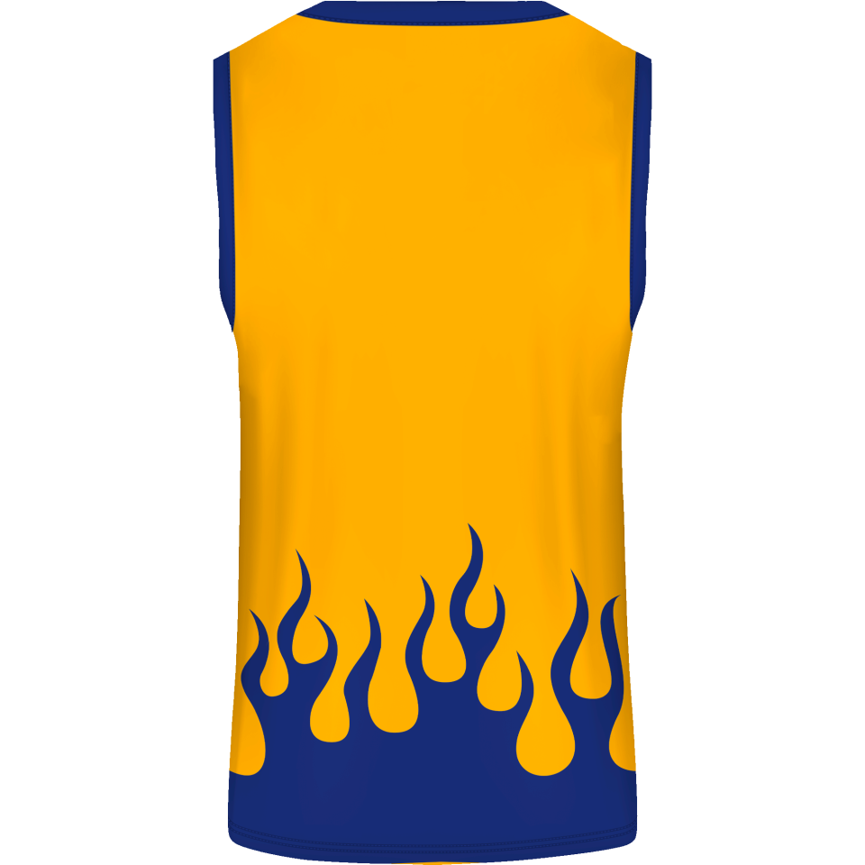 Conjunto de baloncesto sublimado modelo fuego personalizado