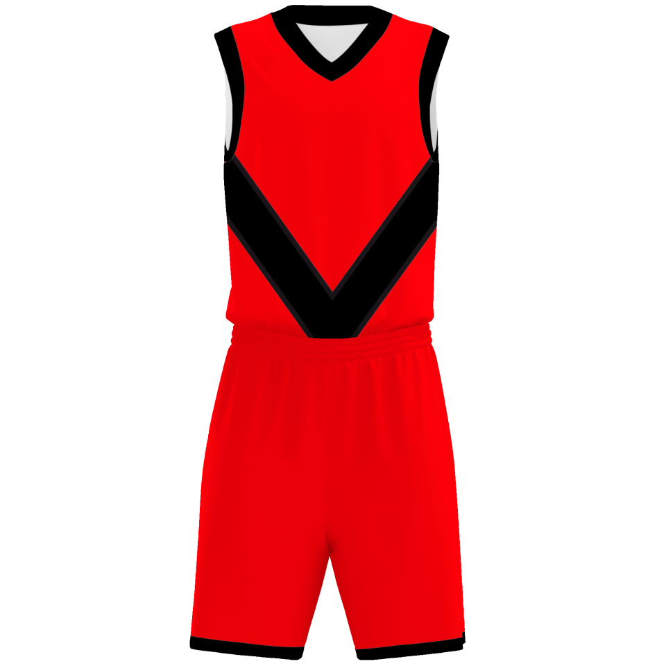 Conjunto de baloncesto sublimado modelo flecha personalizado