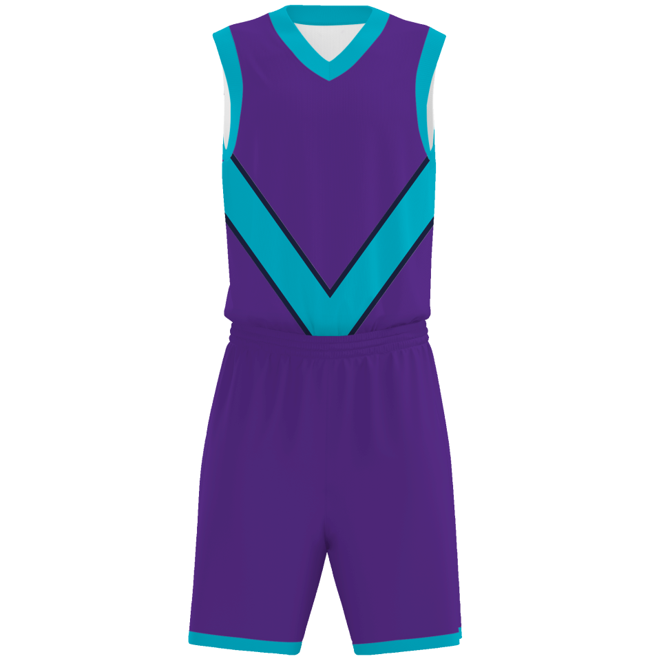 Conjunto de baloncesto sublimado modelo flecha personalizado