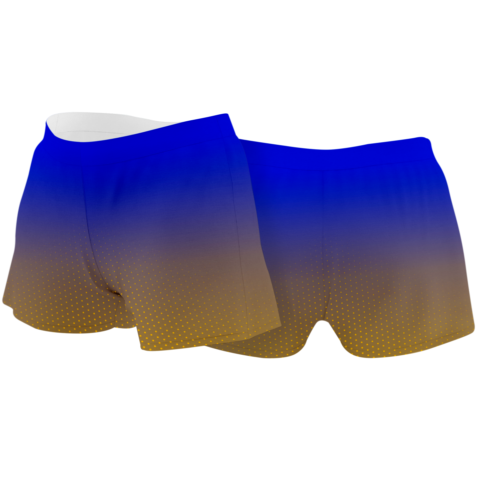 Malla corta voley mujer sublimada modelo degradado