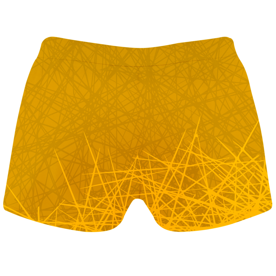 Malla corta voley mujer sublimada modelo líneas