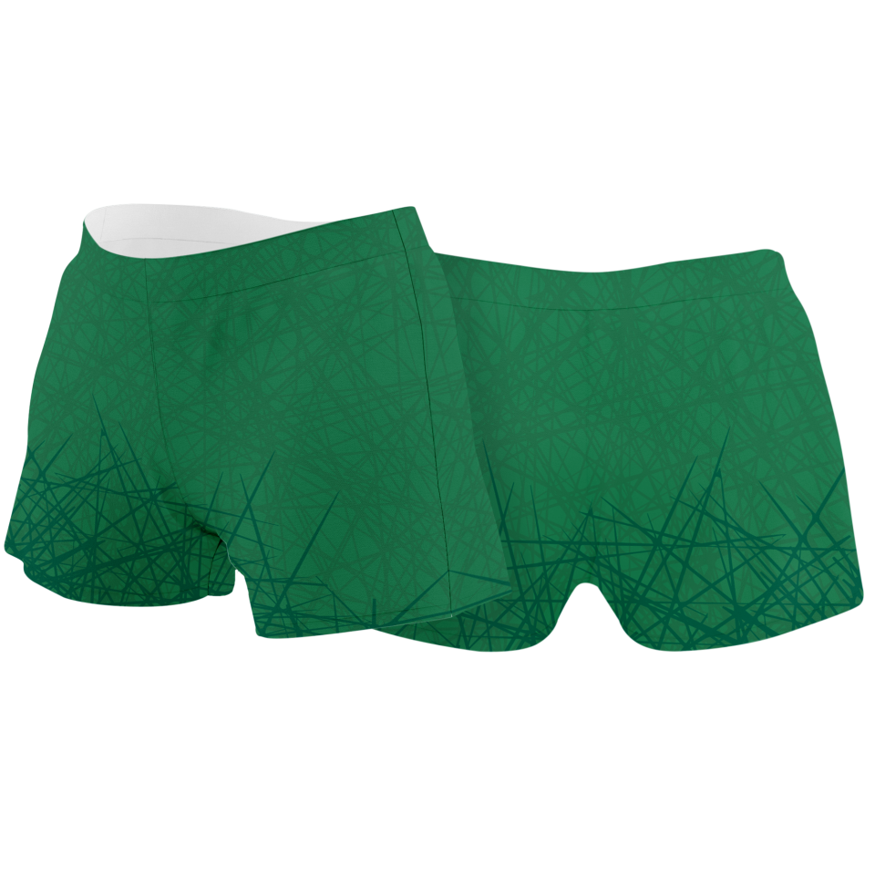 Malla corta voley mujer sublimada modelo líneas