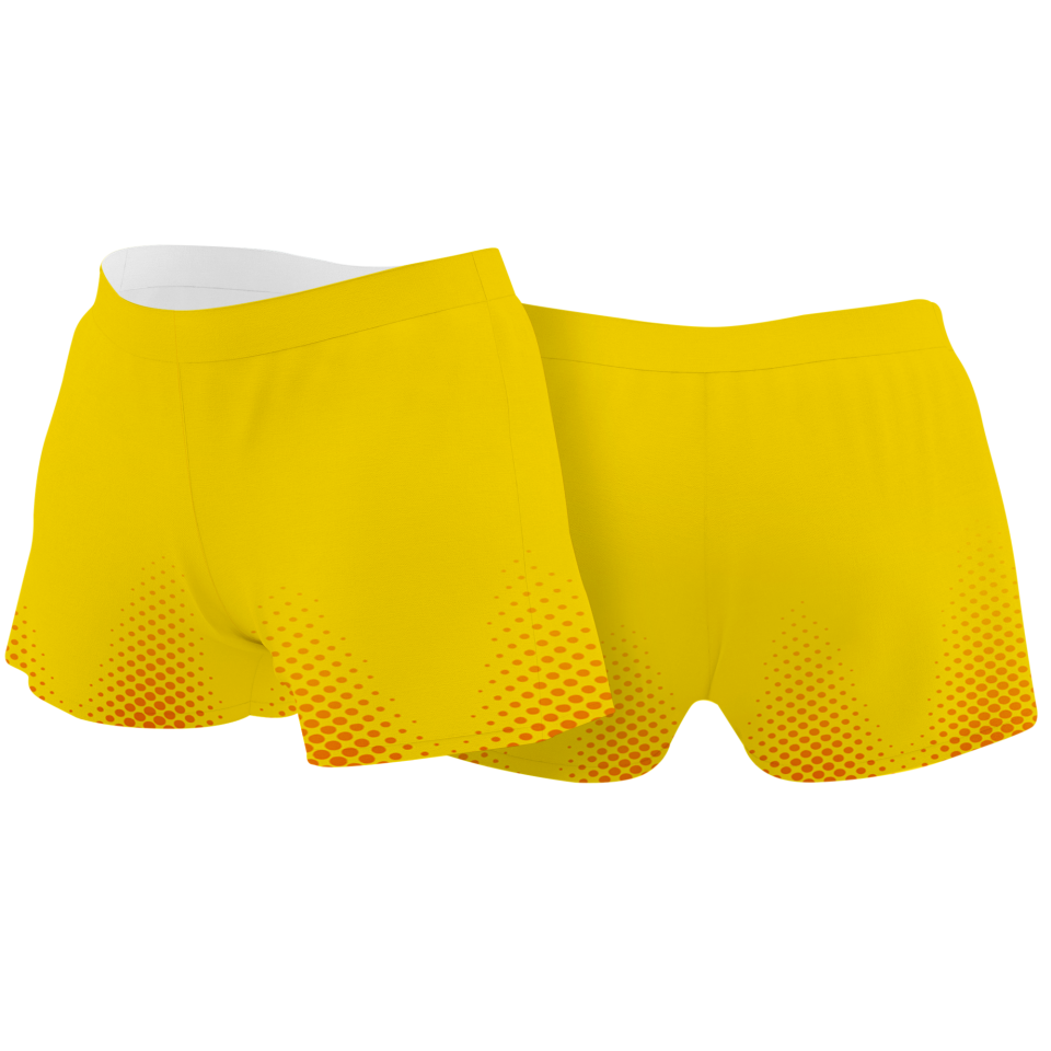 Malla corta voley mujer sublimada modelo puntos