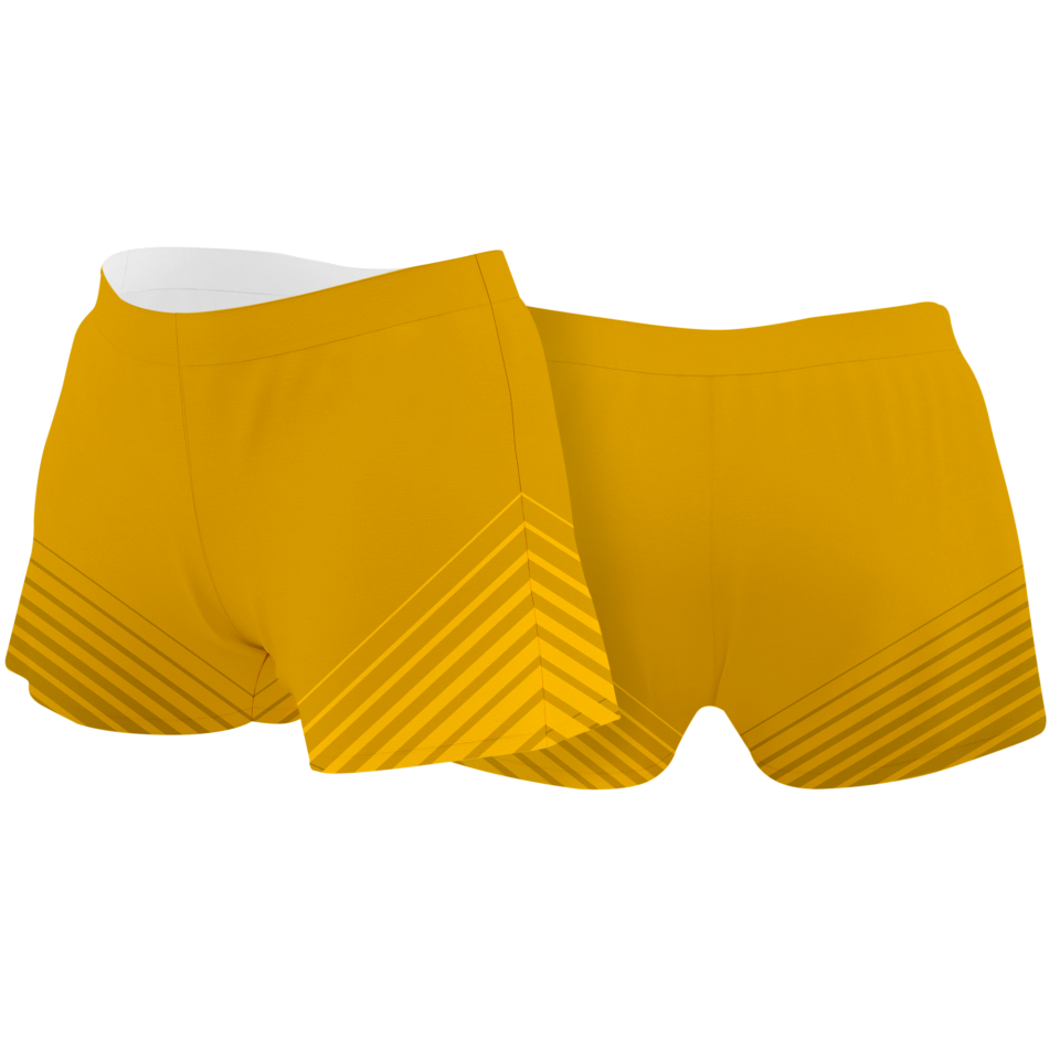 Malla corta voley mujer sublimada modelo rayas