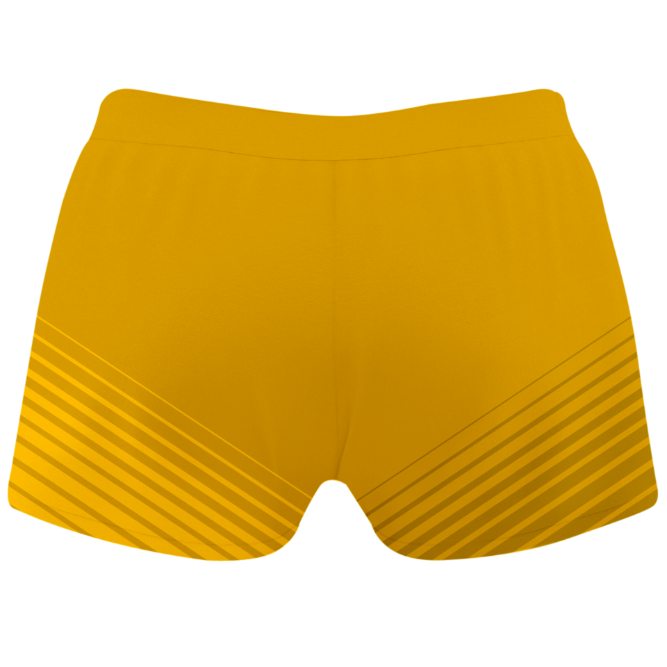 Malla corta voley mujer sublimada modelo rayas