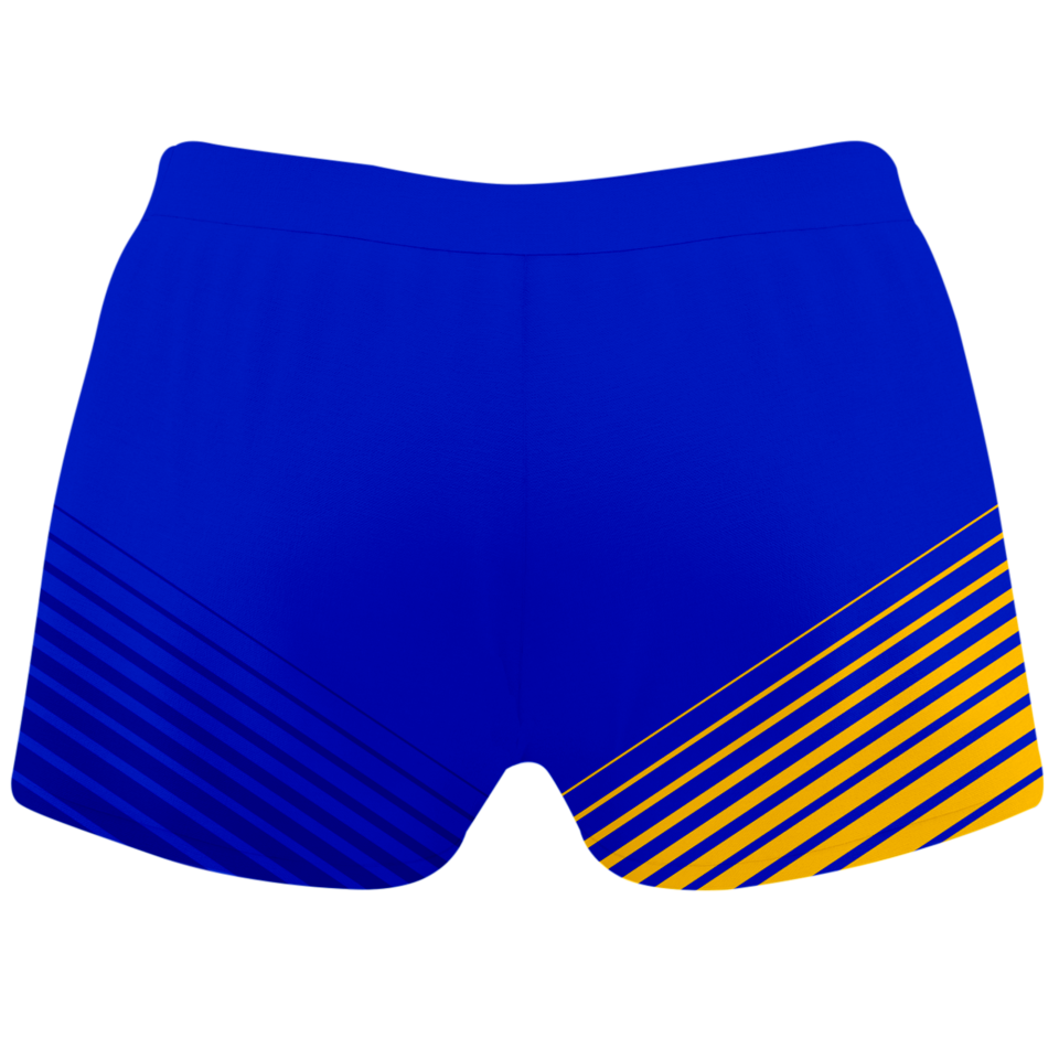 Malla corta voley mujer sublimada modelo rayas