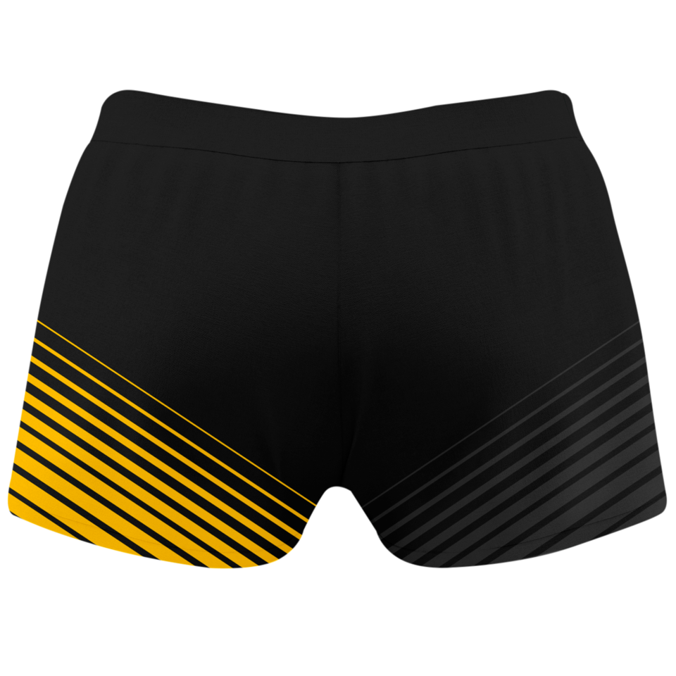 Malla corta voley mujer sublimada modelo rayas