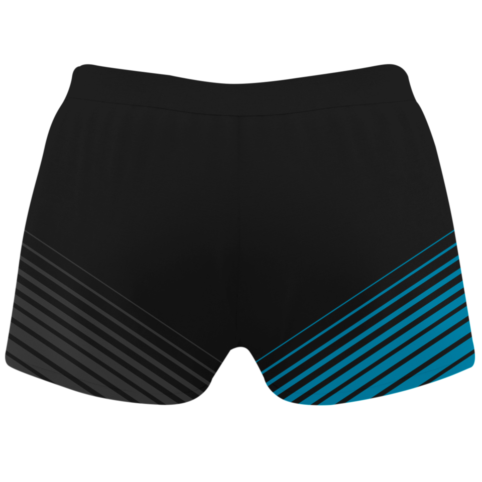 Malla corta voley mujer sublimada modelo rayas