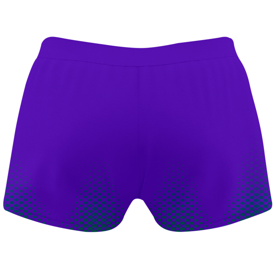 Malla corta voley mujer sublimada modelo puntos