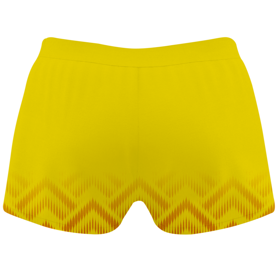 Malla corta voley mujer sublimada modelo geométrico