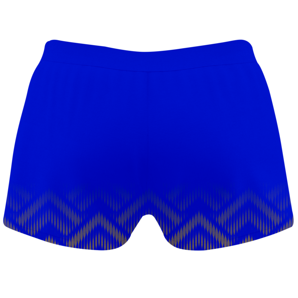 Malla corta voley mujer sublimada modelo geométrico