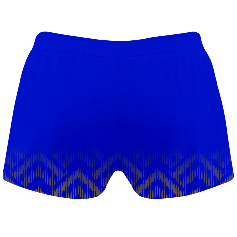 Malla corta voley mujer sublimada modelo geométrico