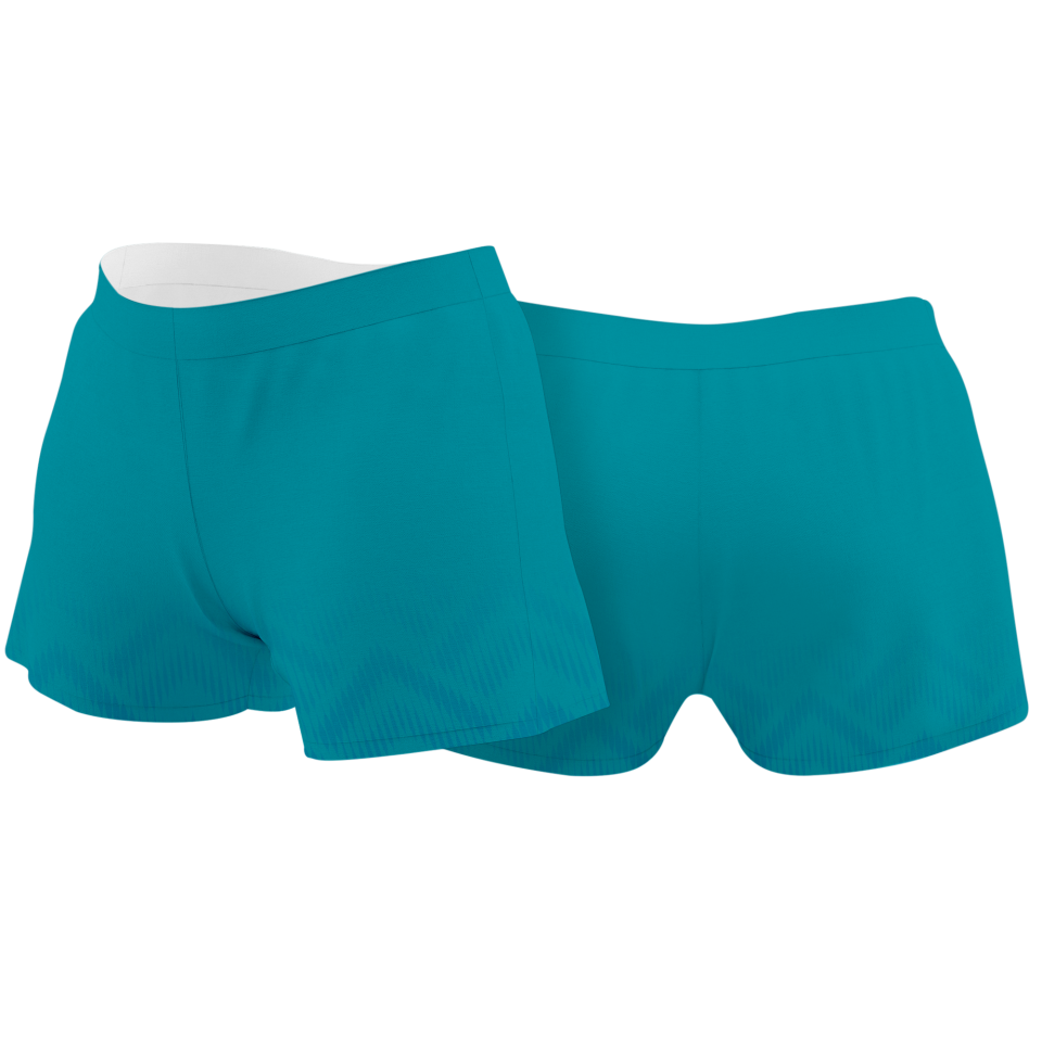 Malla corta voley mujer sublimada modelo geométrico