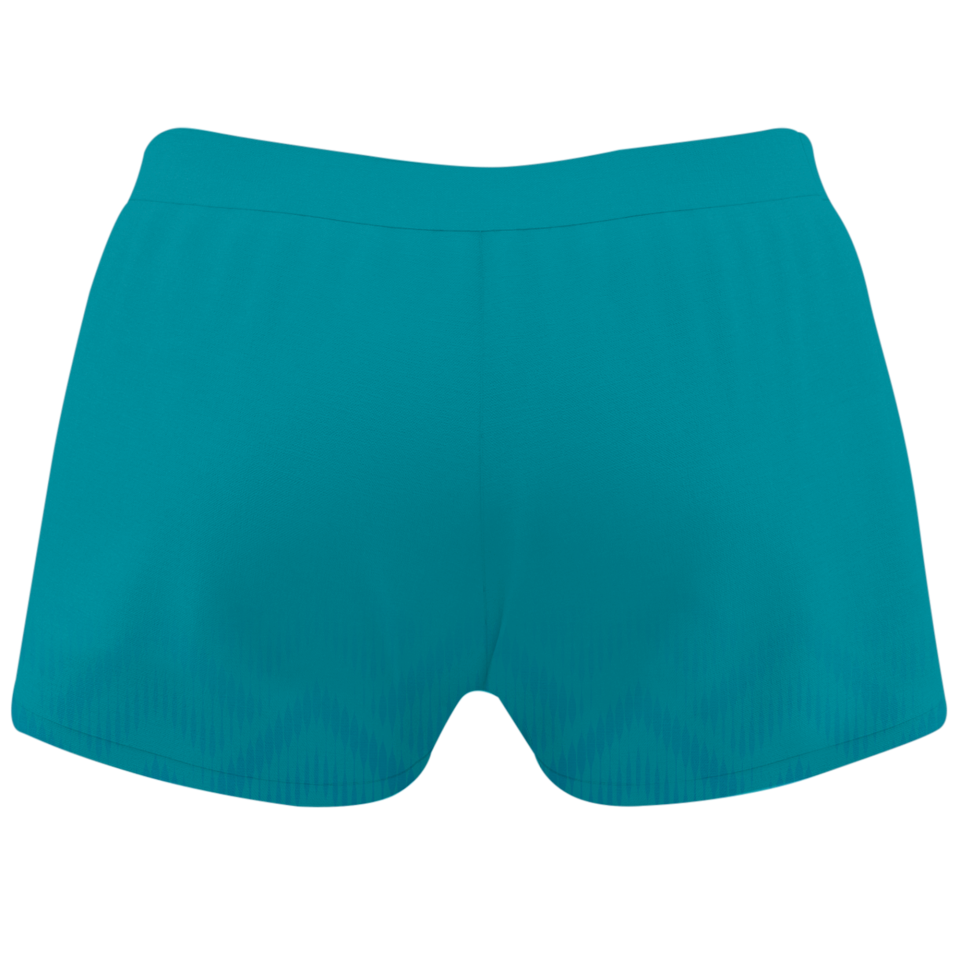 Malla corta voley mujer sublimada modelo geométrico