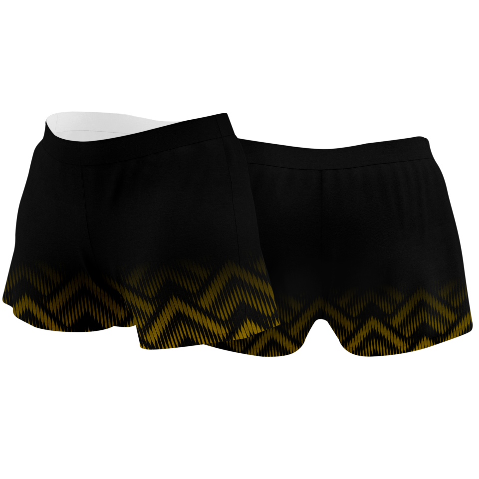 Malla corta voley mujer sublimada modelo geométrico