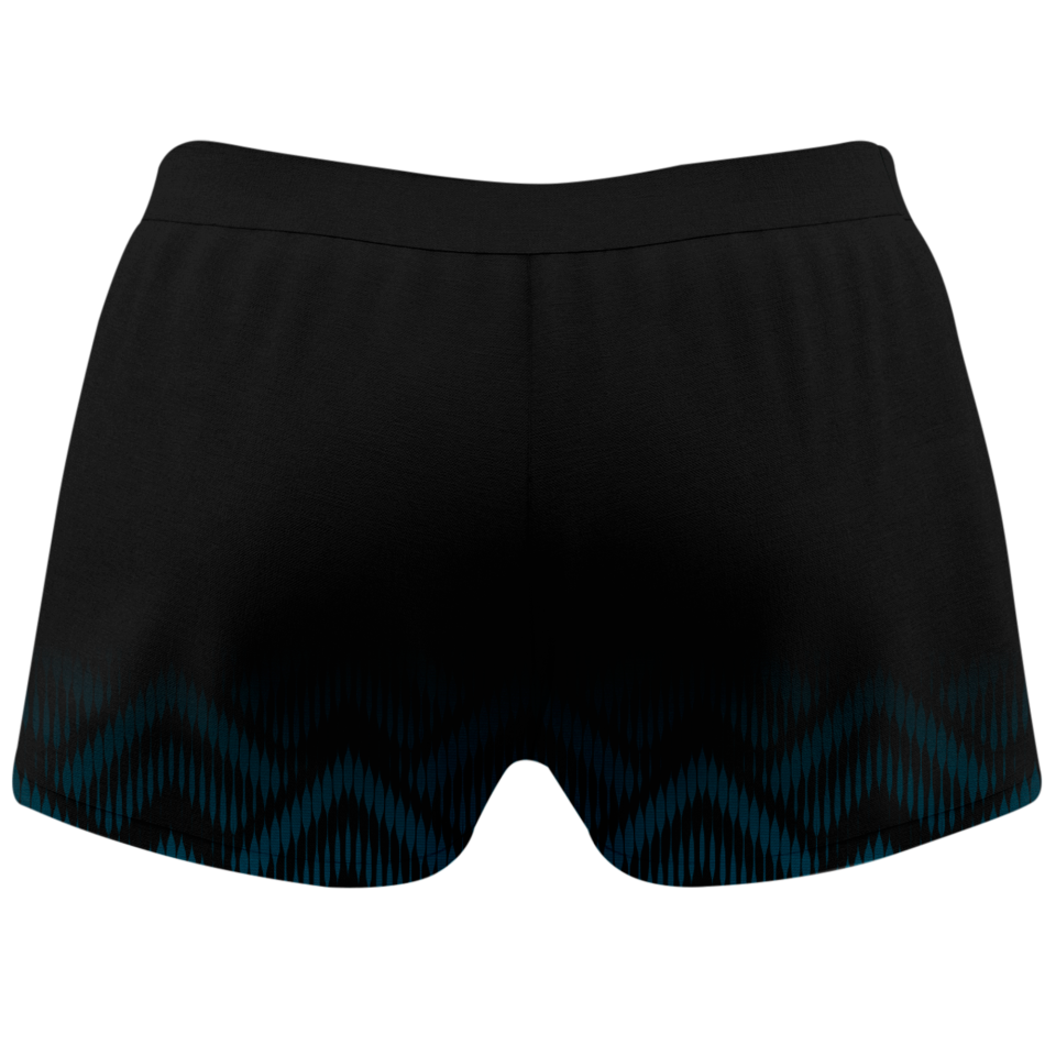 Malla corta voley mujer sublimada modelo geométrico