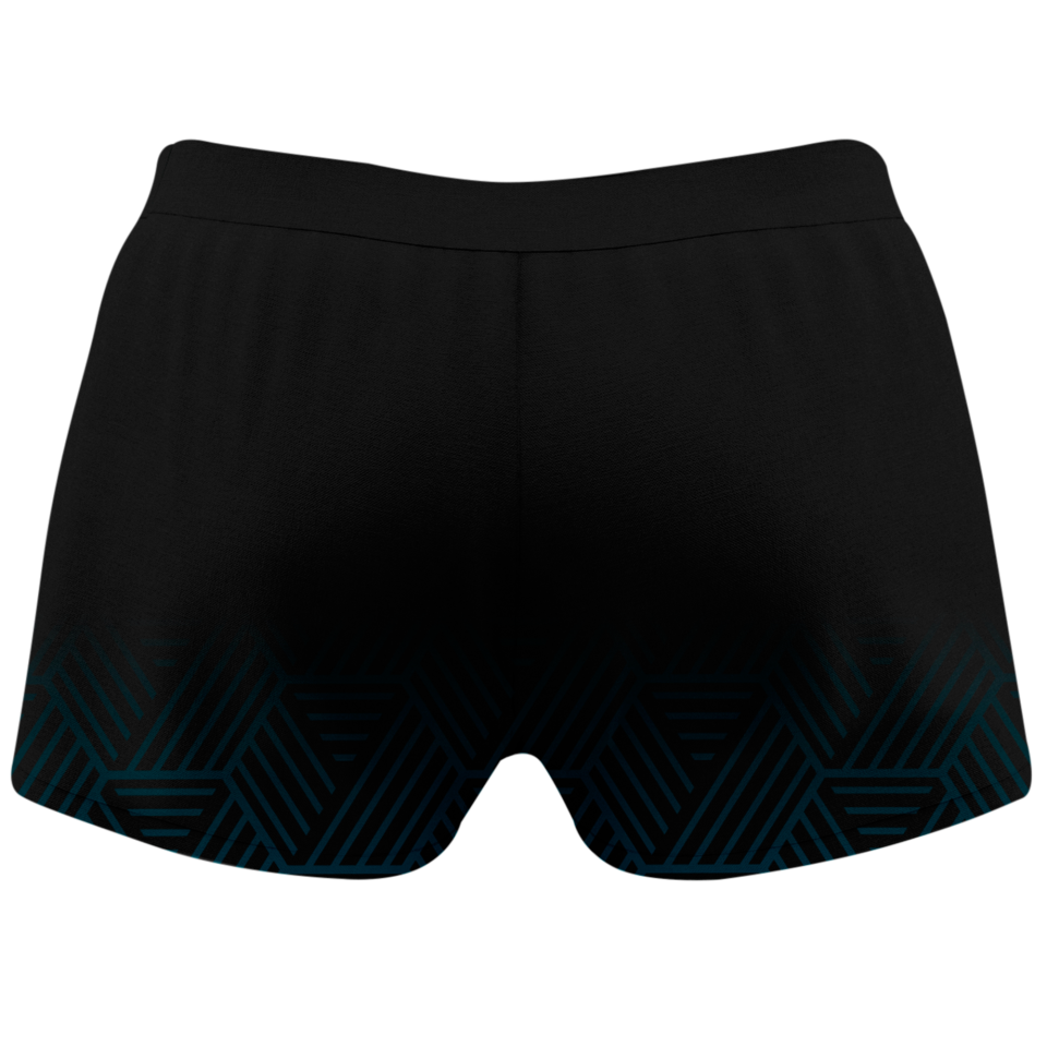 Malla corta voley mujer sublimada modelo hexágono