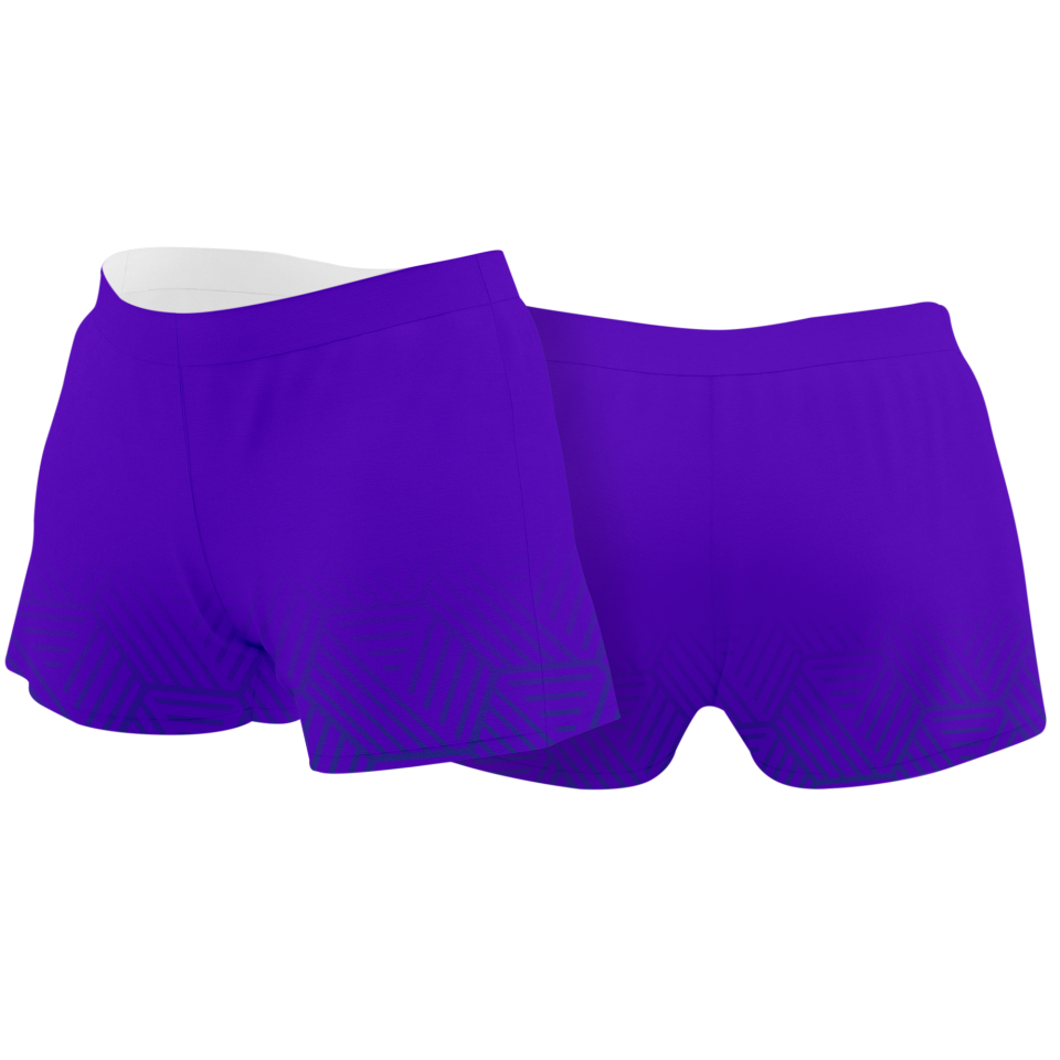 Malla corta voley mujer sublimada modelo hexágono